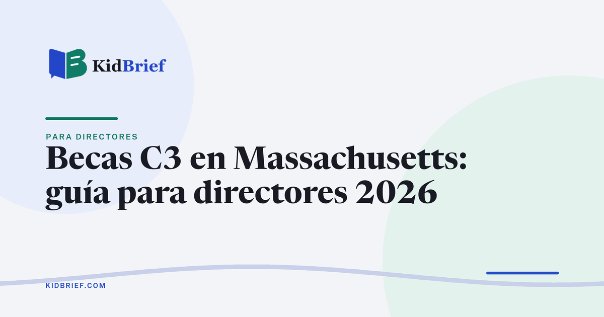 Becas C3 en Massachusetts: guía para directores 2026